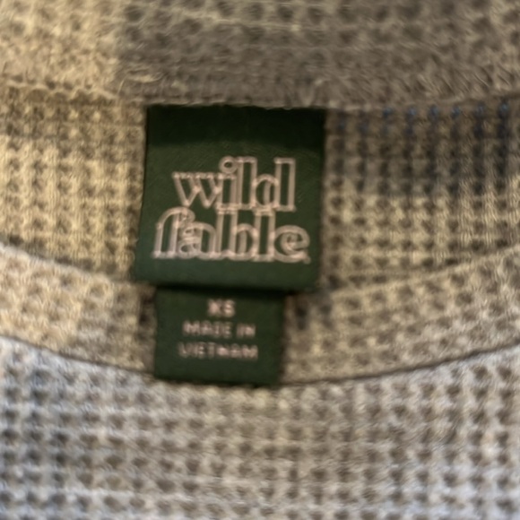 Wild fable, waffle knit, baby Tshirt color gray - Picture 3 of 3